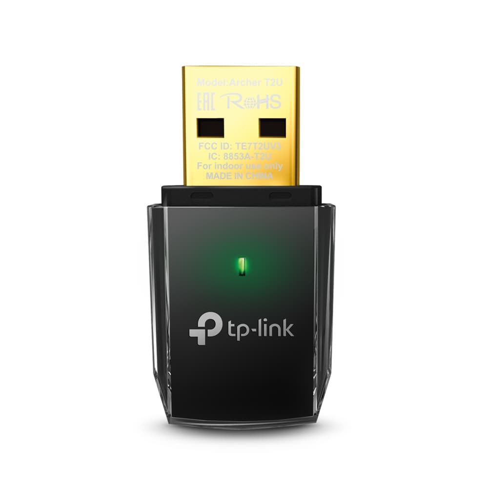 ADAPTOR RETEA TP-LINK AC600, extern wireless 2.4 GHz | 5 GHz, USB 2.0, port, 433 Mbps, antena interna x 1, "BF-Archer T2U"