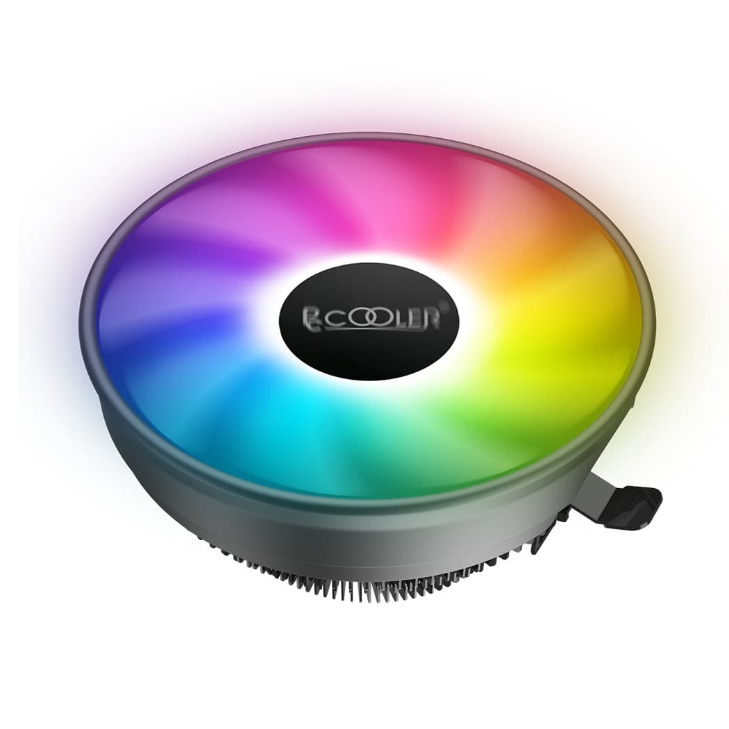 COOLER PCCOOLER, skt. universal, racire cu aer, vent. 120 mm x 1, 1800 rpm, fixed LED RGB "E126M PRO" — miniatură