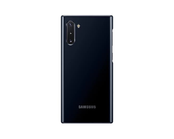HUSA Smartphone Samsung, pt Galaxy Note 10, tip smart book cover, policarbonat, Smart LED View, negru, "EF-KN970CBEGWW" — miniatură