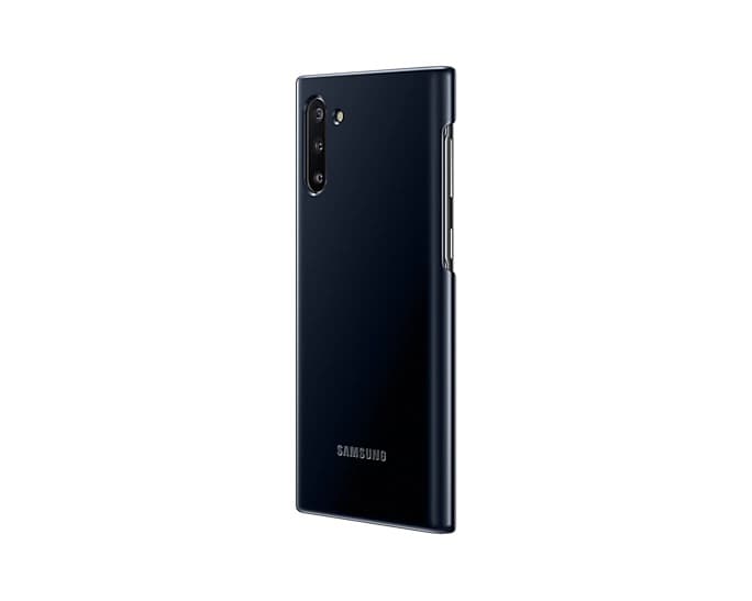 HUSA Smartphone Samsung, pt Galaxy Note 10, tip smart book cover, policarbonat, Smart LED View, negru, "EF-KN970CBEGWW" — miniatură