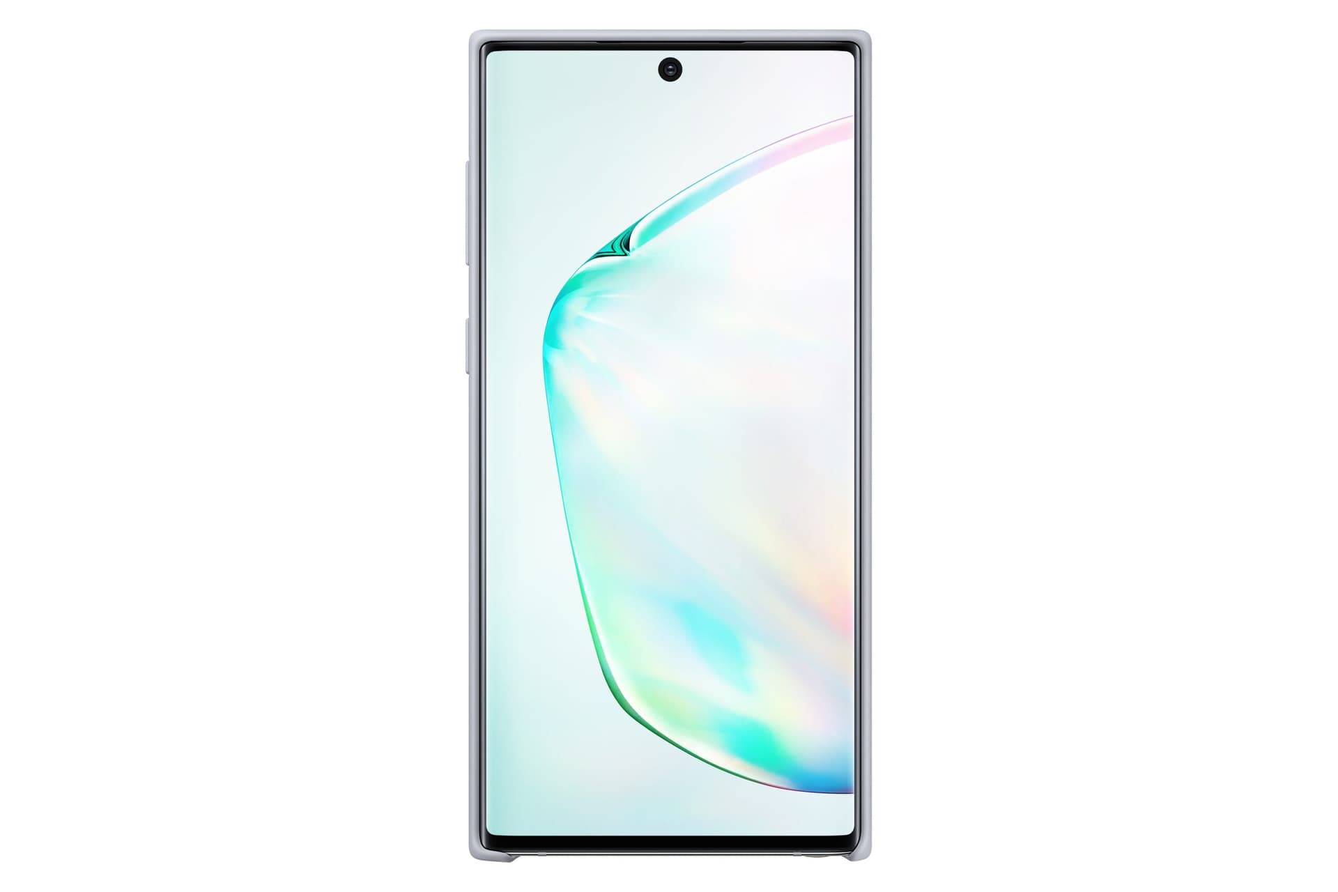 HUSA Smartphone Samsung, pt Galaxy Note 10, tip back cover (protectie spate), silicon, ultrasubtire, gri, "EF-PN970TSEGWW" — miniatură