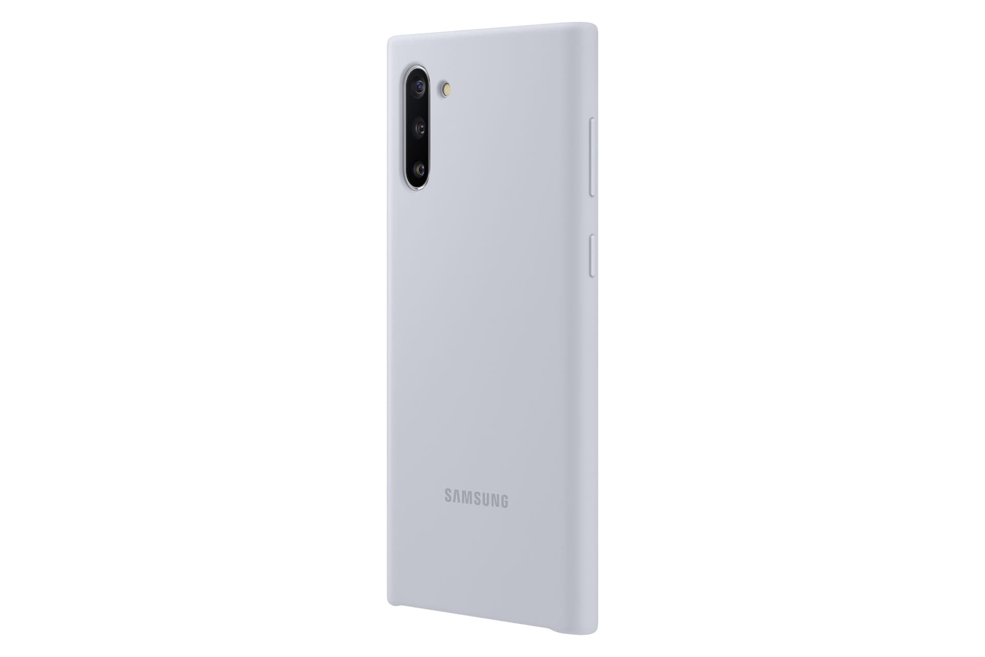 HUSA Smartphone Samsung, pt Galaxy Note 10, tip back cover (protectie spate), silicon, ultrasubtire, gri, "EF-PN970TSEGWW" — miniatură