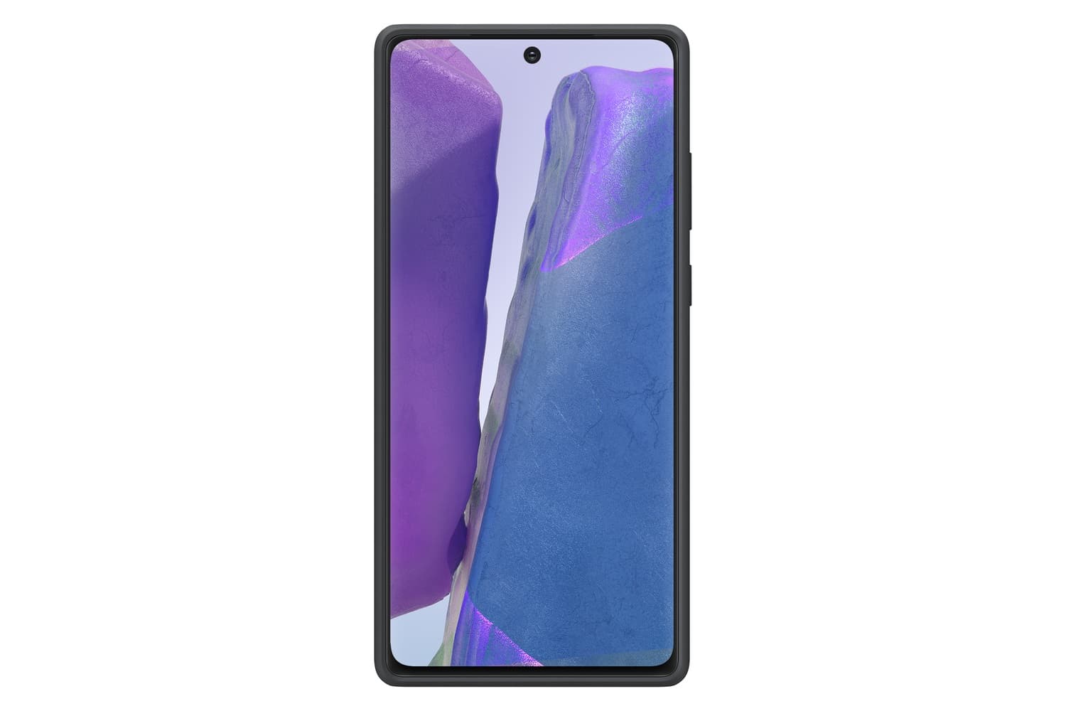 HUSA Smartphone Samsung, pt Galaxy Note 20, tip back cover (protectie spate), Silicon, ultrasubtire, negru, "EF-PN980TBEGEU" — miniatură