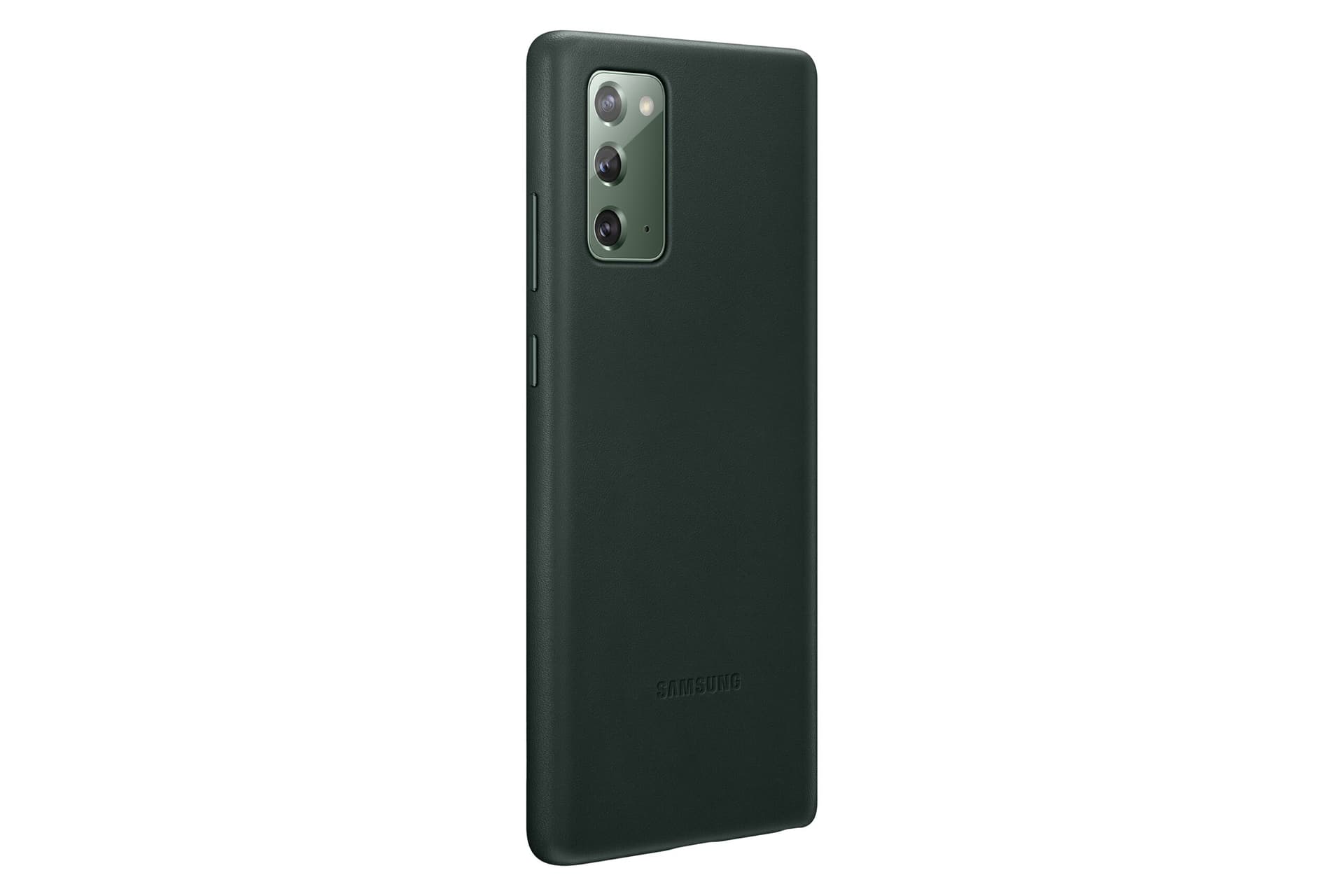 HUSA Smartphone Samsung, pt Galaxy Note 20, tip back cover (protectie spate), piele, ultrasubtire, verde, "EF-VN980LGEGEU" — miniatură