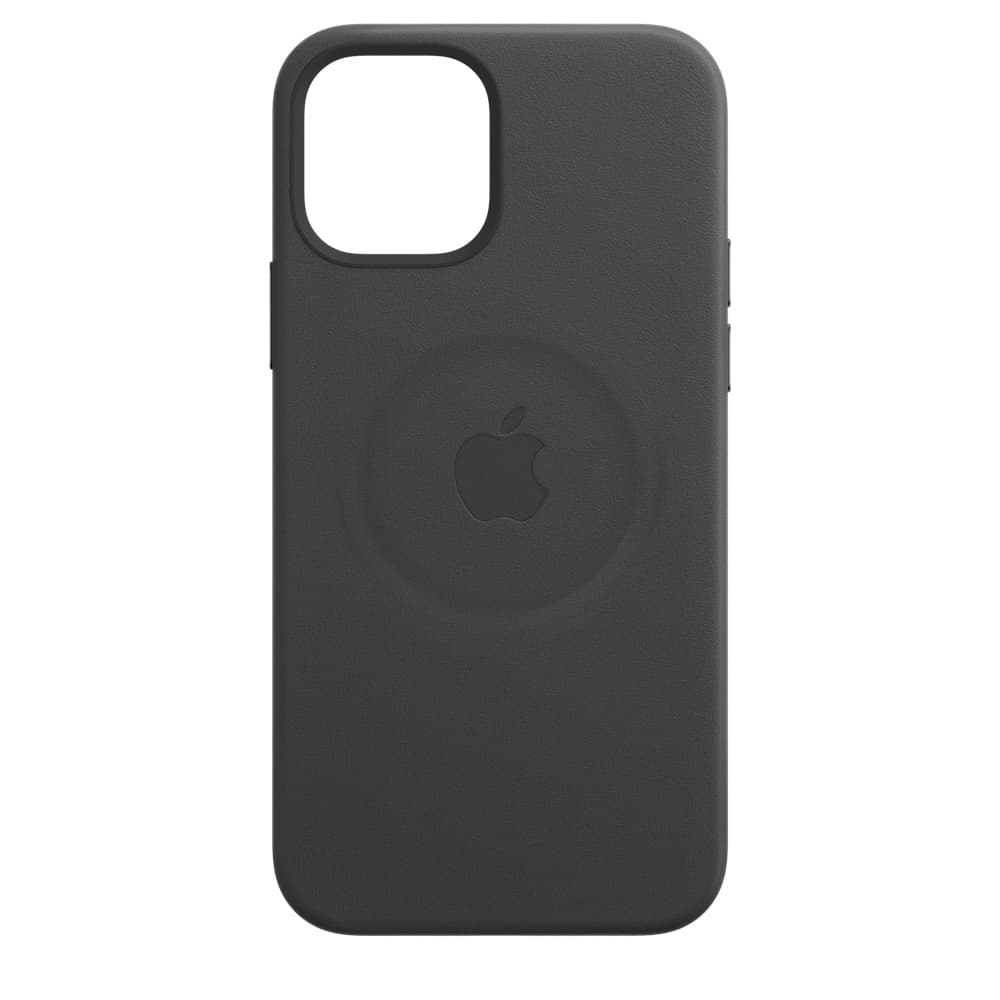 HUSA Smartphone Apple, pt iPhone 12 mini, tip back cover (protectie spate) cu MagSafe, piele, MagSafe, negru, "mhka3zm/a" — miniatură