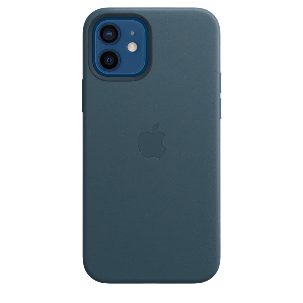 HUSA Smartphone Apple, pt iPhone 12 | iPhone 12 Pro, tip back cover (protectie spate) cu MagSafe, piele, MagSafe, albastru, "mhke3zm/a"