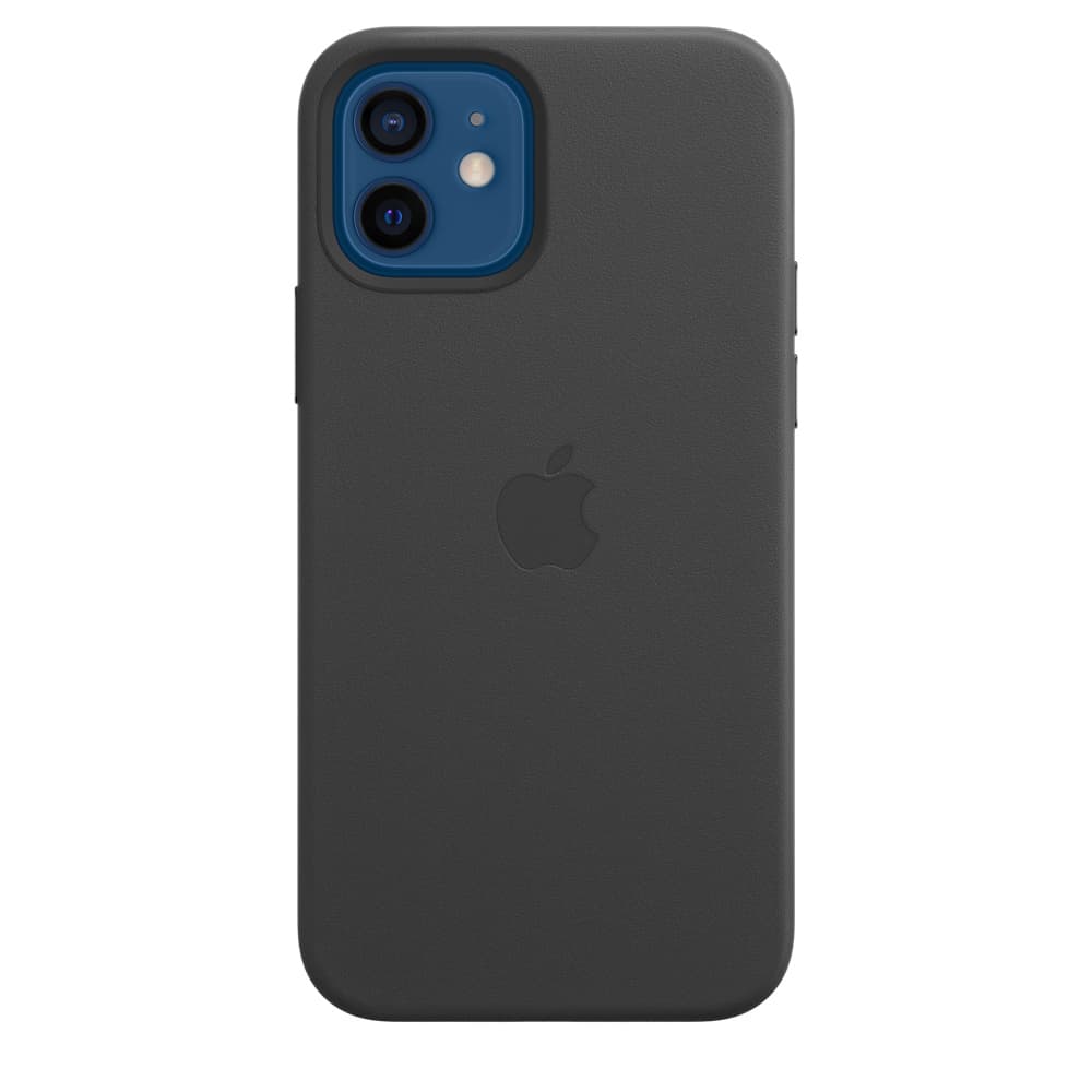 HUSA Smartphone Apple, pt iPhone 12 | iPhone 12 Pro, tip back cover (protectie spate) cu MagSafe, piele, MagSafe, negru, "mhkg3zm/a"