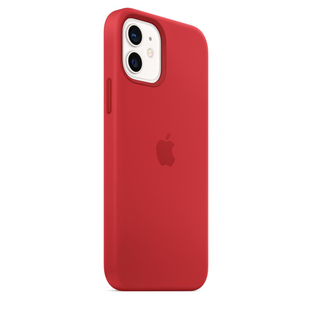 HUSA Smartphone Apple, pt iPhone 12 | iPhone 12 Pro, tip back cover (protectie spate) cu MagSafe, silicon, MagSafe, rosu, "mhl63zm/a" — miniatură