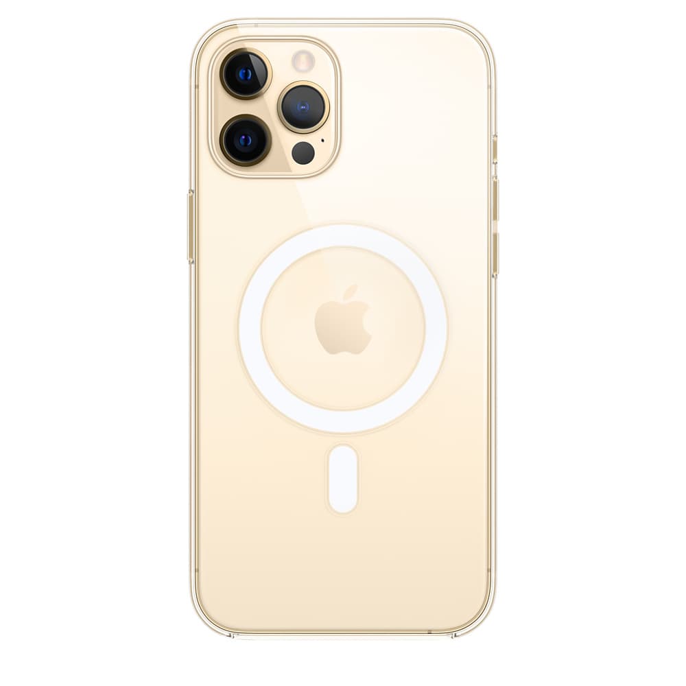 HUSA Smartphone Apple, pt iPhone 12 Pro Max, tip back cover (protectie spate) cu MagSafe, silicon, MagSafe, transparent, "mhln3zm/a" — miniatură