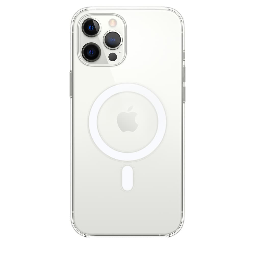 HUSA Smartphone Apple, pt iPhone 12 Pro Max, tip back cover (protectie spate) cu MagSafe, silicon, MagSafe, transparent, "mhln3zm/a" — miniatură