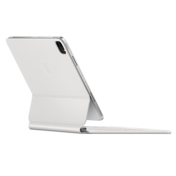 Apple Magic Keyboard for iPad Pro 11-inch (3rd) and iPad Air (4th) - International English - White, "mjqj3z/a" — miniatură