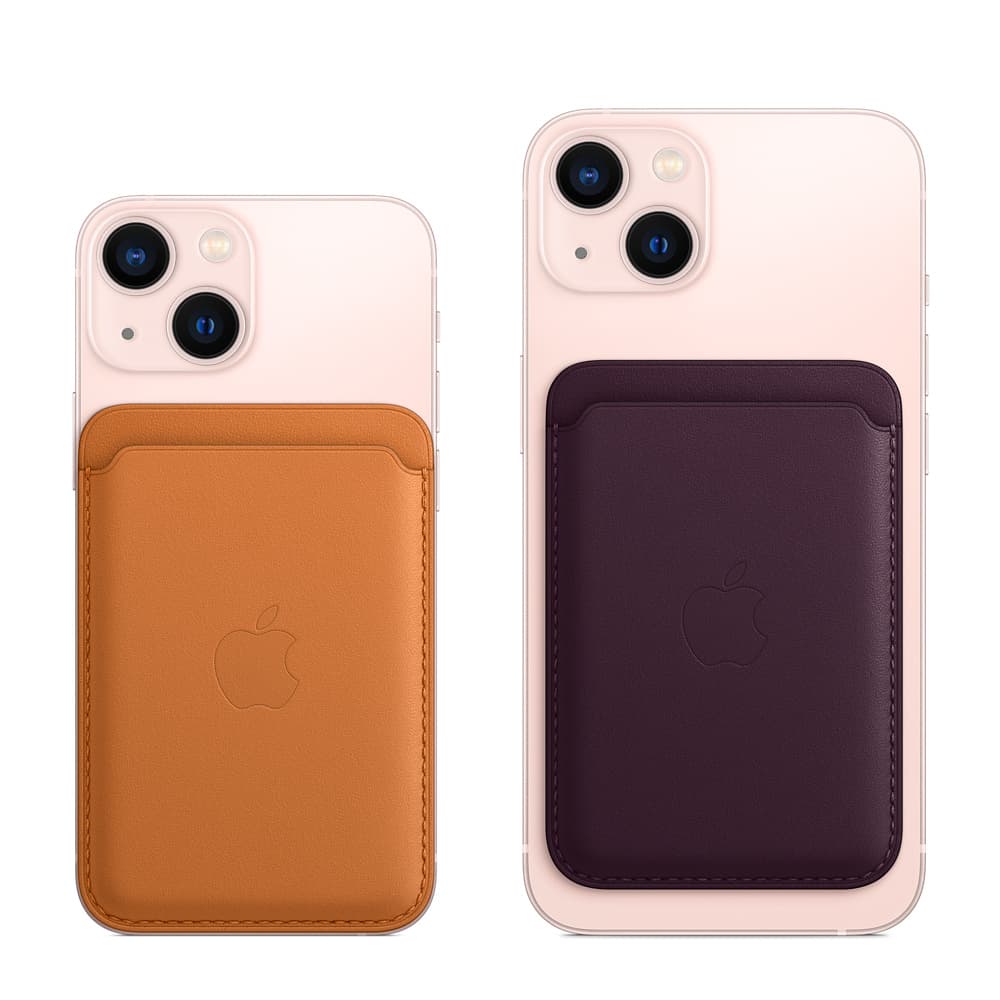 HUSA Smartphone Apple, pt iPhone, tip portofel, piele, MagSafe, mov, "mm0w3zm/a" — miniatură