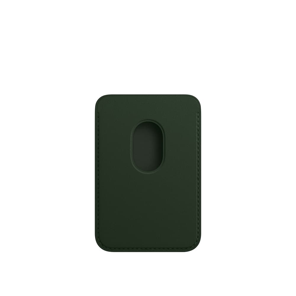 HUSA Smartphone Apple, pt iPhone, tip portofel, piele, MagSafe, verde, "mm0x3zm/a" — miniatură
