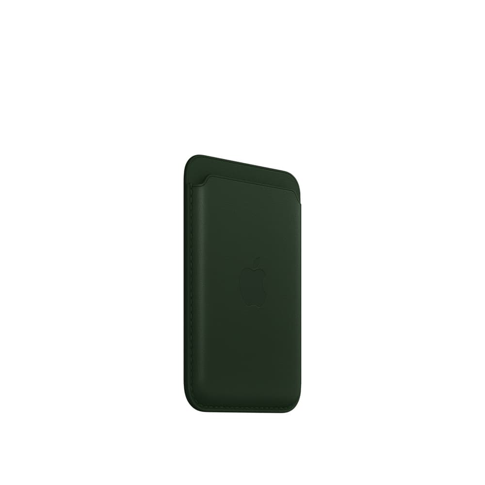 HUSA Smartphone Apple, pt iPhone, tip portofel, piele, MagSafe, verde, "mm0x3zm/a" — miniatură