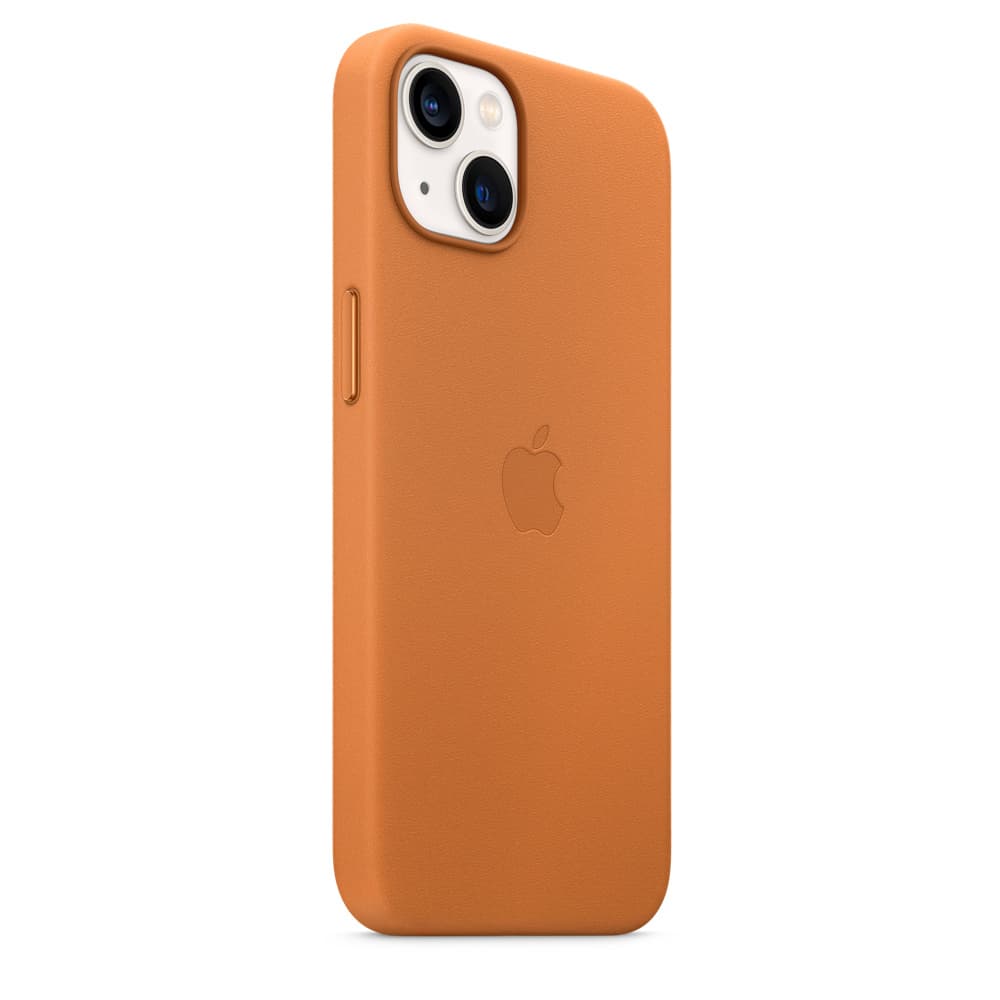 HUSA Smartphone Apple, pt iPhone 13, tip back cover (protectie spate) cu MagSafe, piele, MagSafe, maro, "mm103zm/a" — miniatură