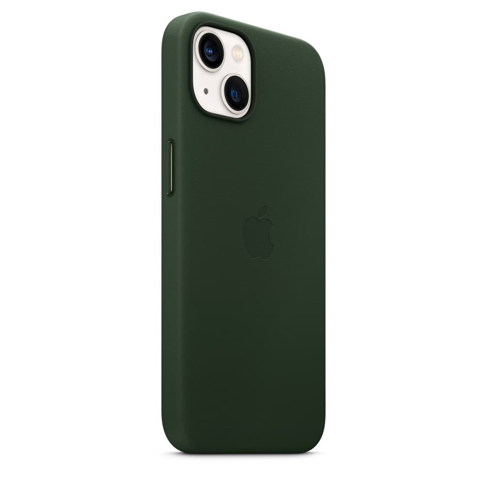 HUSA Smartphone Apple, pt iPhone 13, tip back cover (protectie spate) cu MagSafe, piele, MagSafe, verde, "mm173zm/a" — miniatură