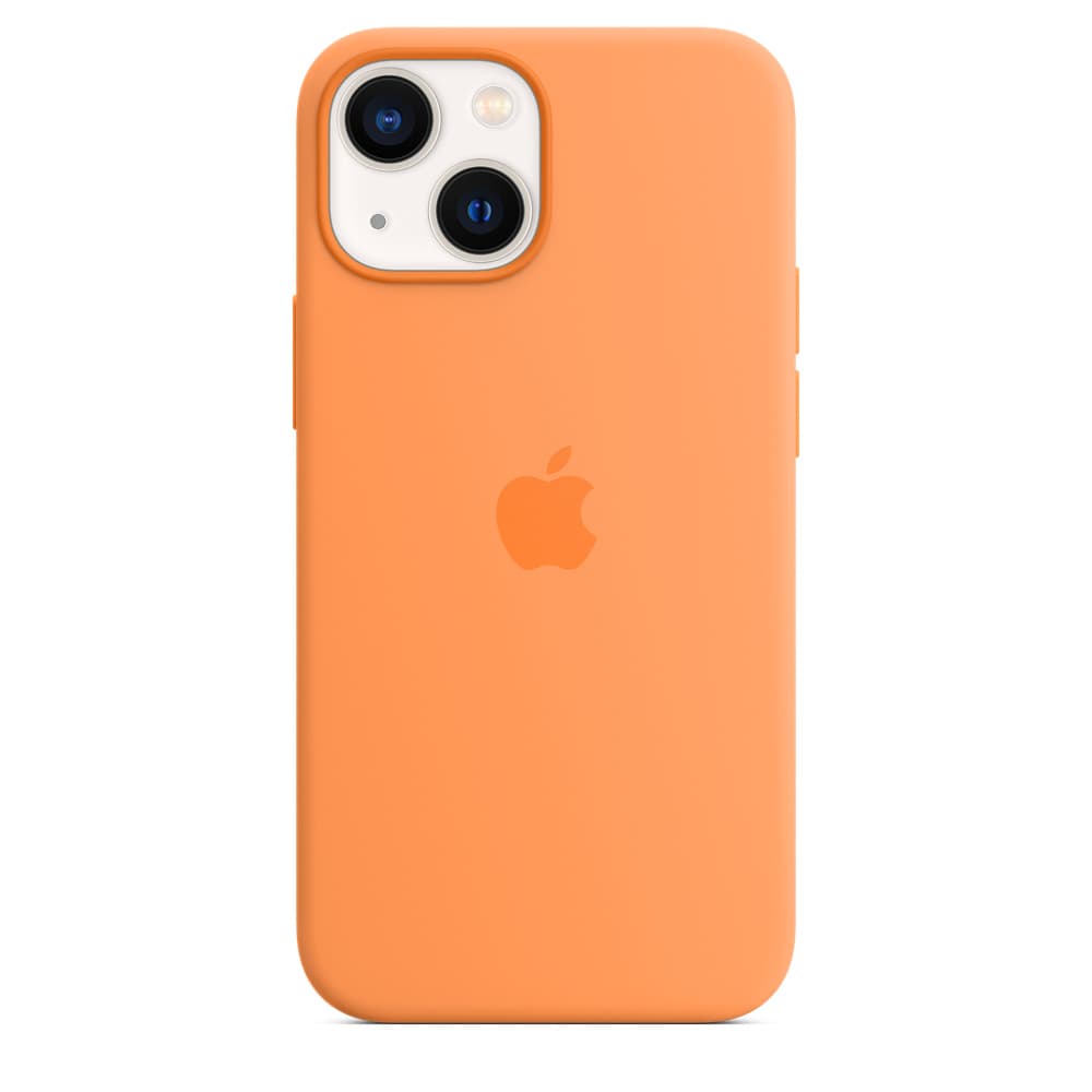 HUSA Smartphone Apple, pt iPhone 13 mini, tip back cover (protectie spate) cu MagSafe, silicon, MagSafe, portocaliu, "mm1u3zm/a"