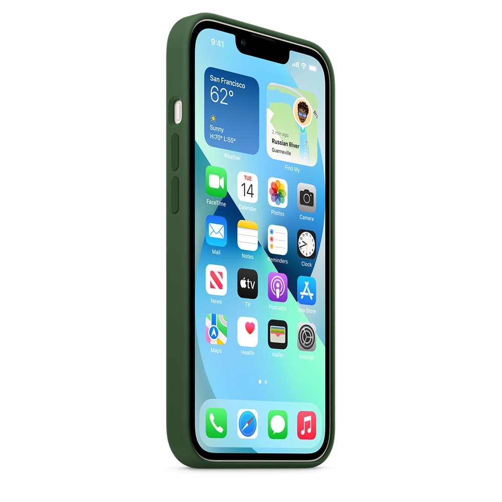 HUSA Smartphone Apple, pt iPhone 13, tip back cover (protectie spate) cu MagSafe, silicon, MagSafe, verde, "mm263zm/a" — miniatură