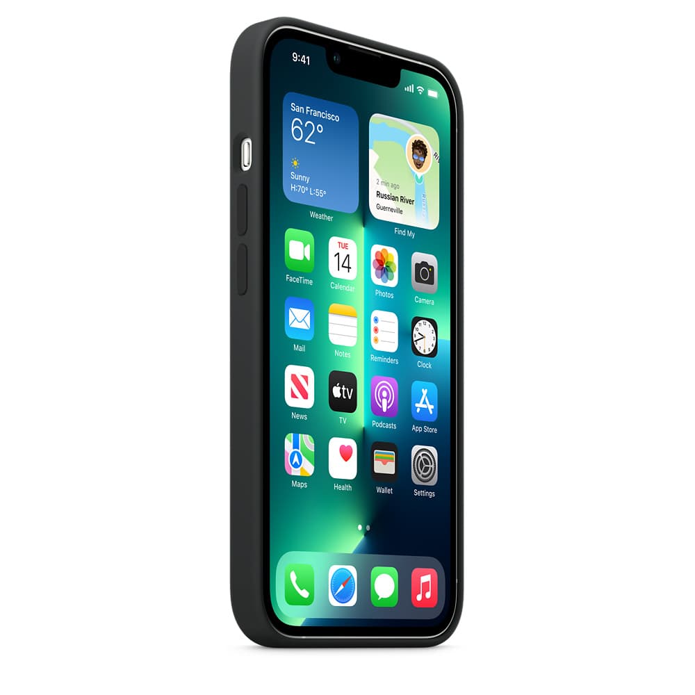 HUSA Smartphone Apple, pt iPhone 13 Pro, tip back cover (protectie spate) cu MagSafe, silicon, MagSafe, negru, "mm2k3zm/a" — miniatură