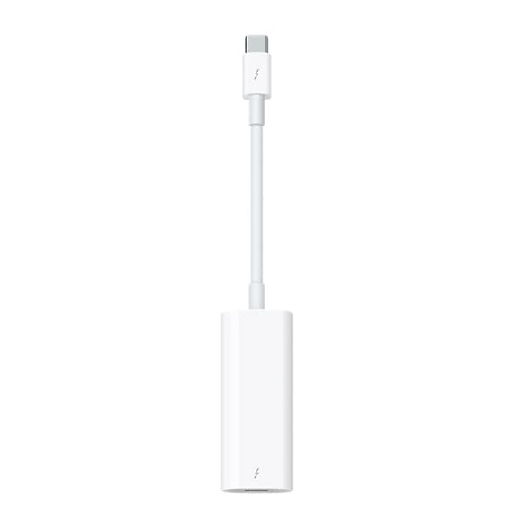 Adaptor USB smartphone Apple, Thunderbolt 3 (T) la Thunderbolt 2 (M), cauciuc, alb, "mmel2zm/a"