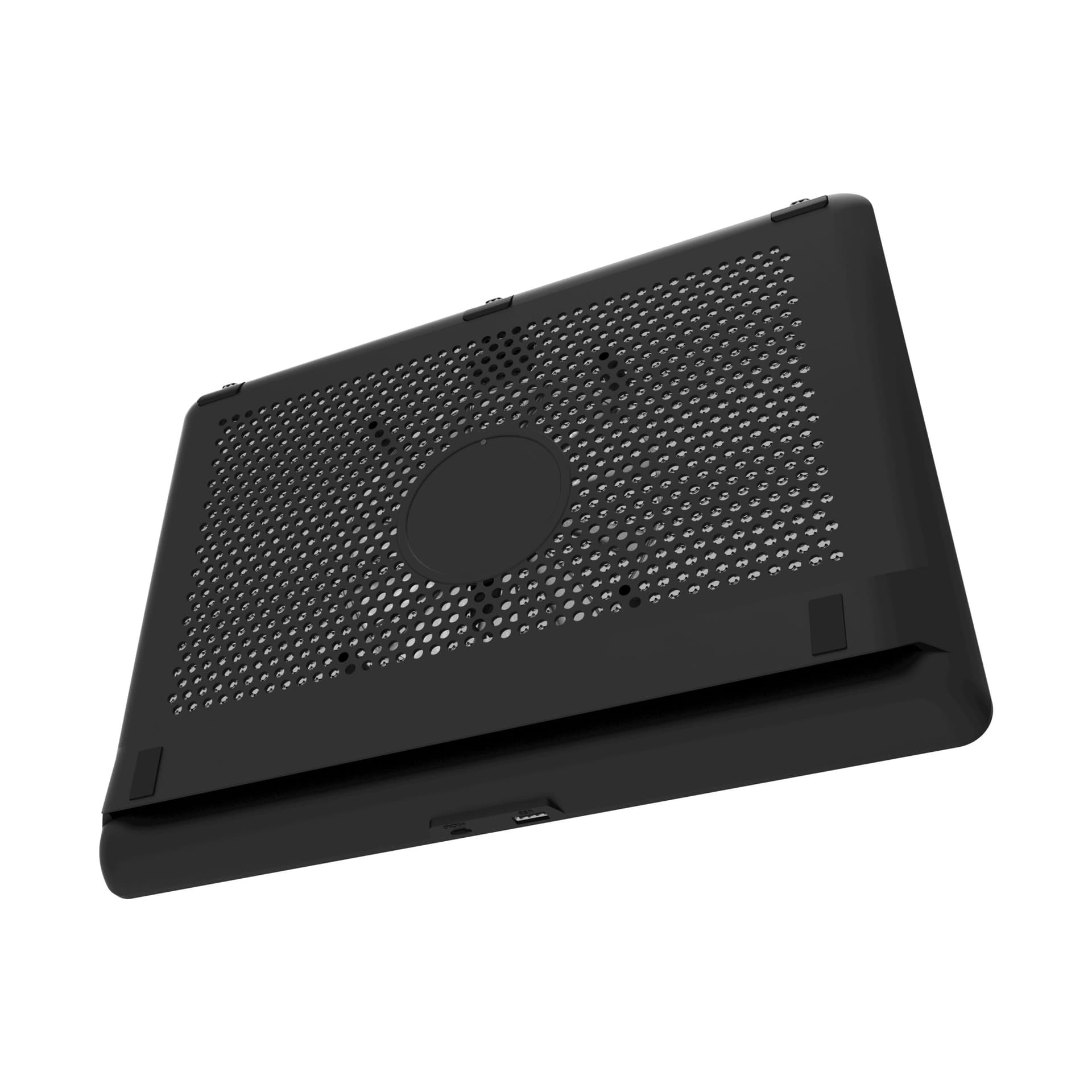 STAND COOLER MASTER notebook 17", sita metal, fan 16cm, blue LED, port USB extender, black, "NOTEPAL L2" "MNW-SWTS-14FN-R1" — miniatură