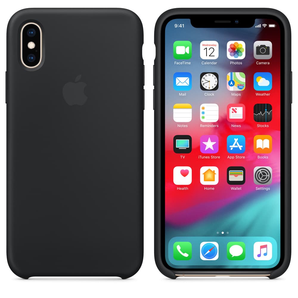 HUSA Smartphone Apple, pt iPhone XS, tip back cover (protectie spate), silicon, ultrasubtire, negru, "mrw72zm/a" — miniatură