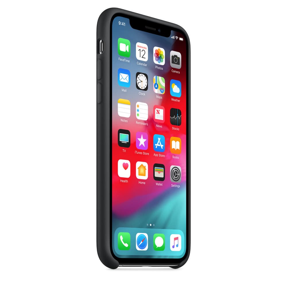 HUSA Smartphone Apple, pt iPhone XS, tip back cover (protectie spate), silicon, ultrasubtire, negru, "mrw72zm/a" — miniatură