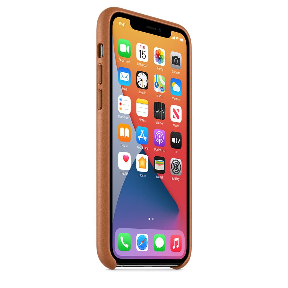 HUSA Smartphone Apple, pt iPhone 11 Pro, tip back cover (protectie spate), piele, ultrasubtire, maro, "mwyd2zm/a" — miniatură