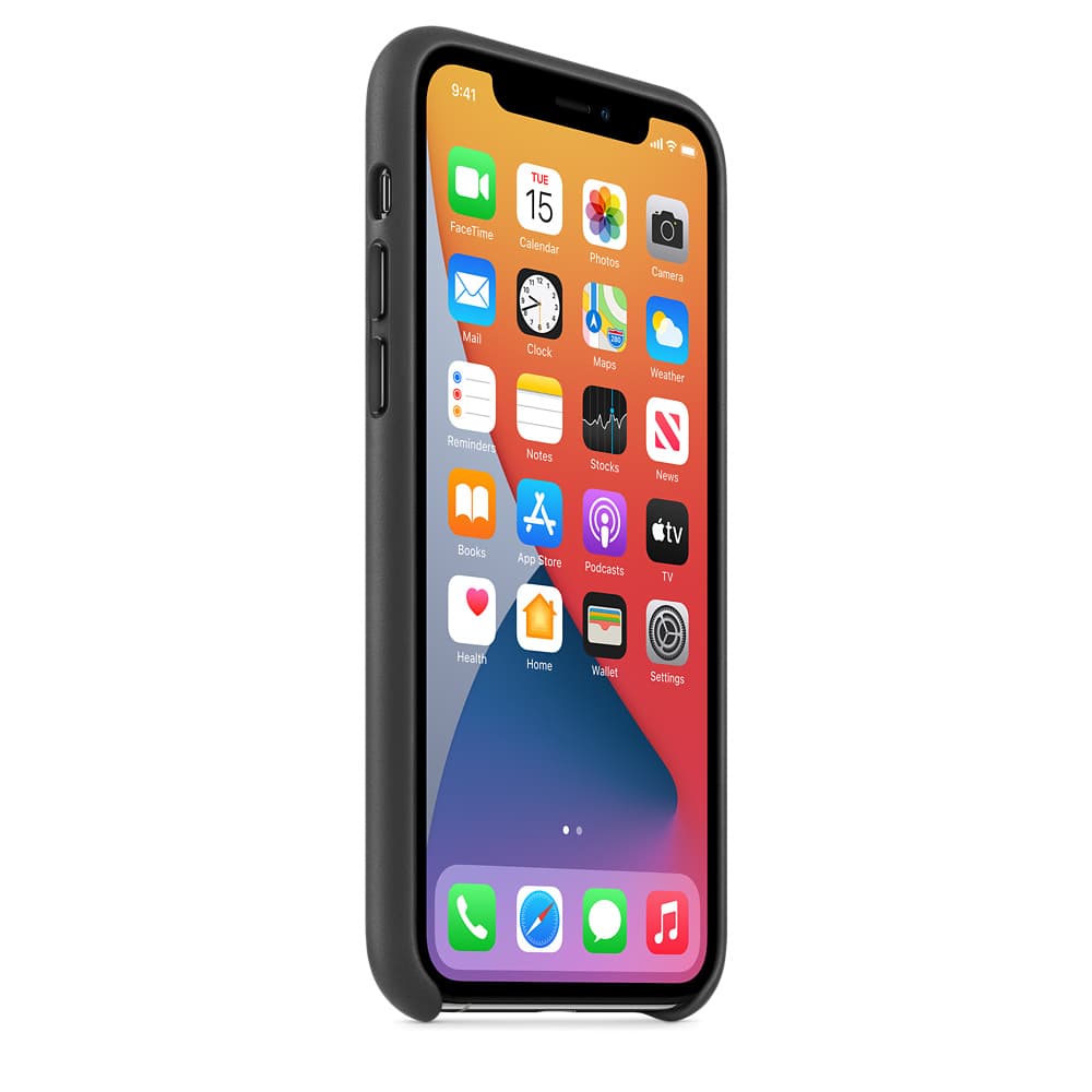 HUSA Smartphone Apple, pt iPhone 11 Pro, tip back cover (protectie spate), piele, ultrasubtire, negru, "mwye2zm/a" — miniatură