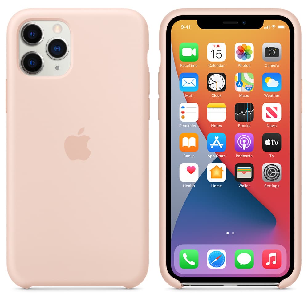 HUSA Smartphone Apple, pt iPhone 11 Pro, tip back cover (protectie spate), silicon, ultrasubtire, roz, "mwym2zm/a" — miniatură