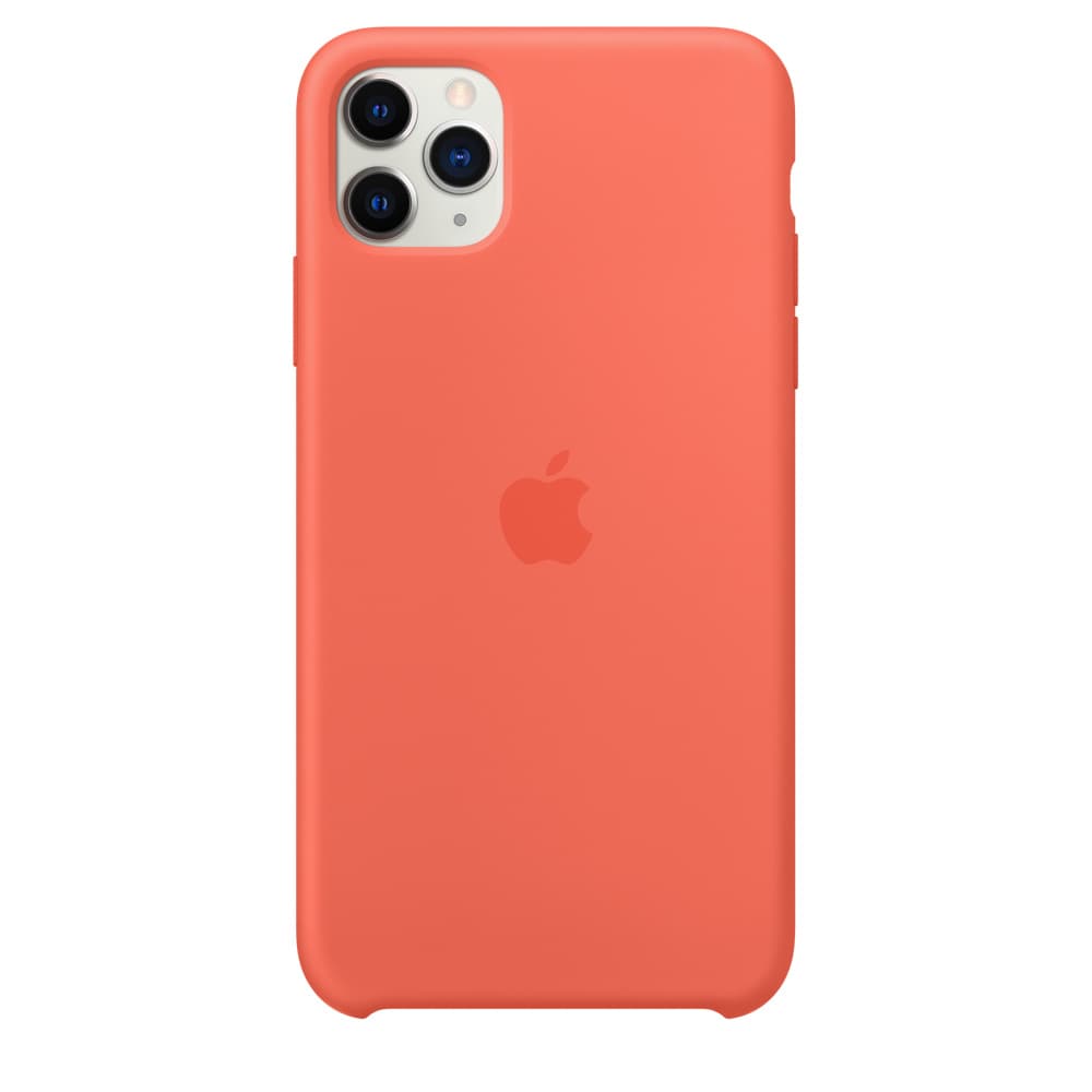 HUSA Smartphone Apple, pt iPhone 11 Pro Max, tip back cover (protectie spate), silicon, ultrasubtire, portocaliu, "mx022zm/a" — miniatură