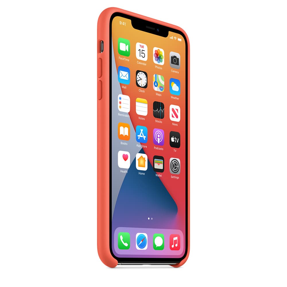HUSA Smartphone Apple, pt iPhone 11 Pro Max, tip back cover (protectie spate), silicon, ultrasubtire, portocaliu, "mx022zm/a" — miniatură