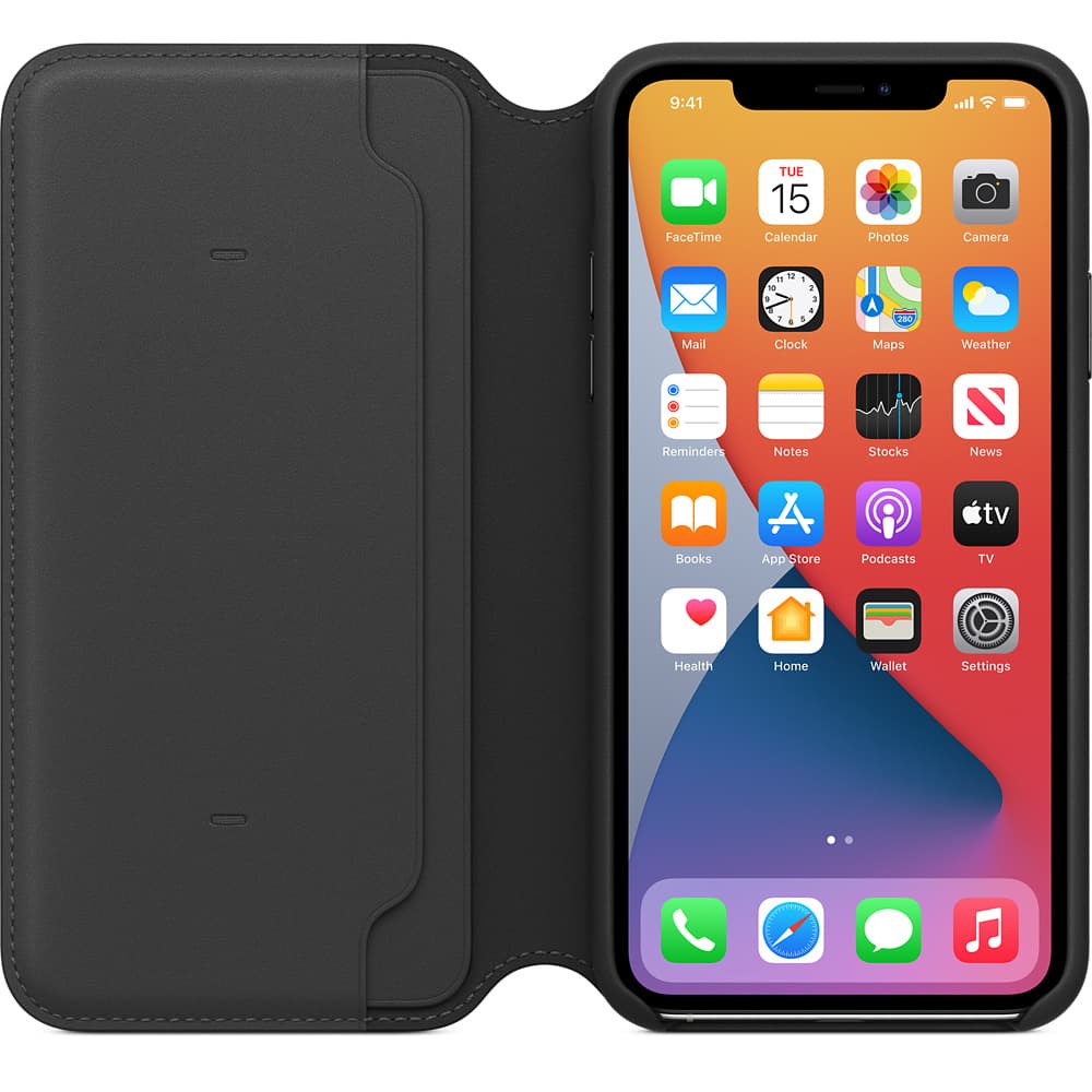 HUSA Smartphone Apple, pt iPhone 11 Pro Max, tip back cover (protectie spate), piele, ultrasubtire, negru, "mx082zm/a" — miniatură