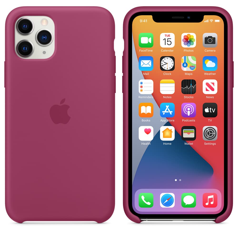 HUSA Smartphone Apple, pt iPhone 11 Pro, tip back cover (protectie spate), silicon, ultrasubtire, rosu, "mxm62zm/a" — miniatură