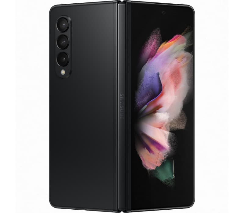 SMARTphone Samsung, "Galaxy Z Fold3" ecran 7.6 inch, dual sim, rez. camera 12 Mpix, memorie interna 512 GB, 5G, Android, acumulator 4400 mAh, negru, "SM-F926BZKGEUE" — miniatură