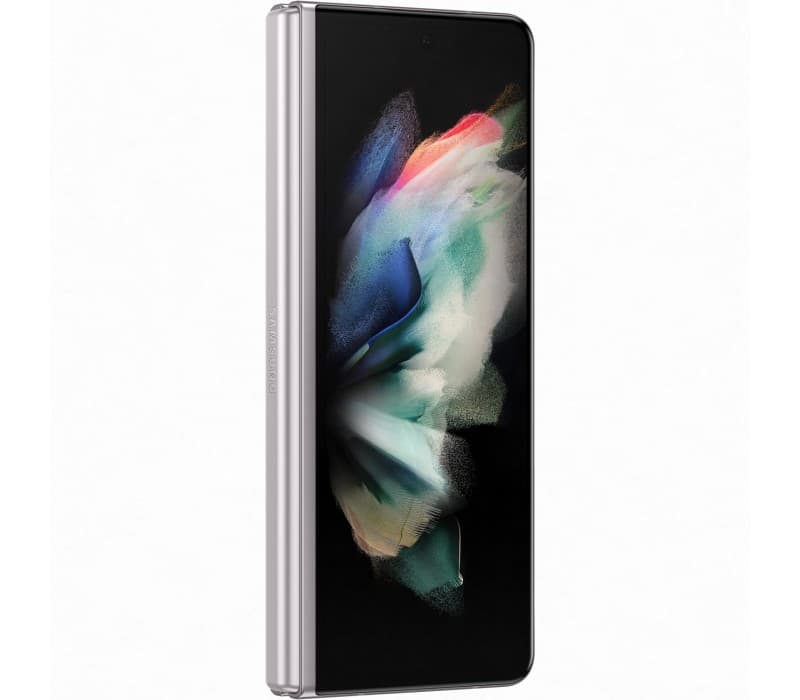 SMARTphone Samsung, "Galaxy Z Fold3" ecran 7.6 inch, dual sim, rez. camera 12 Mpix, memorie interna 256 GB, 5G, Android, acumulator 4400 mAh, argintiu, "SM-F926BZSDEUE" — miniatură