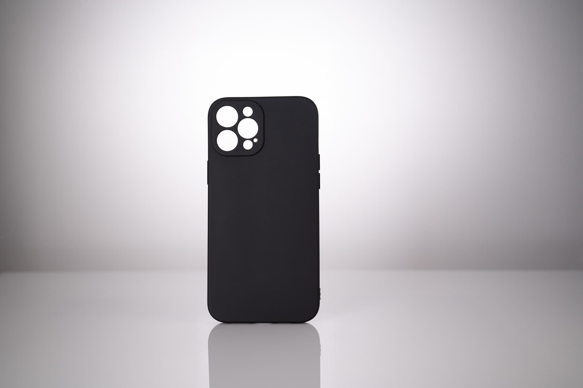 Husa Iphone 12 Pro Max Spacer, grosime 1.5mm, material flexibil TPU, negru "SPPC-AP-IP12PM-TPU" — miniatură