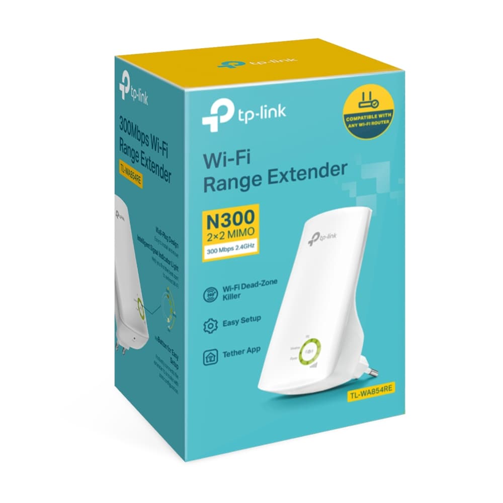 RANGE EXTENDER TP-Link wireless 300Mbps, compact, fara port Ethernet "TL-WA854RE." — miniatură