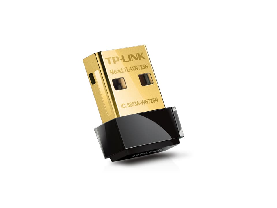 ADAPTOR RETEA TP-LINK wireless, Nano, de la 1 port USB2.0 la 1 antena interna, 150Mbps, 2.4GHz"TL-WN725N"