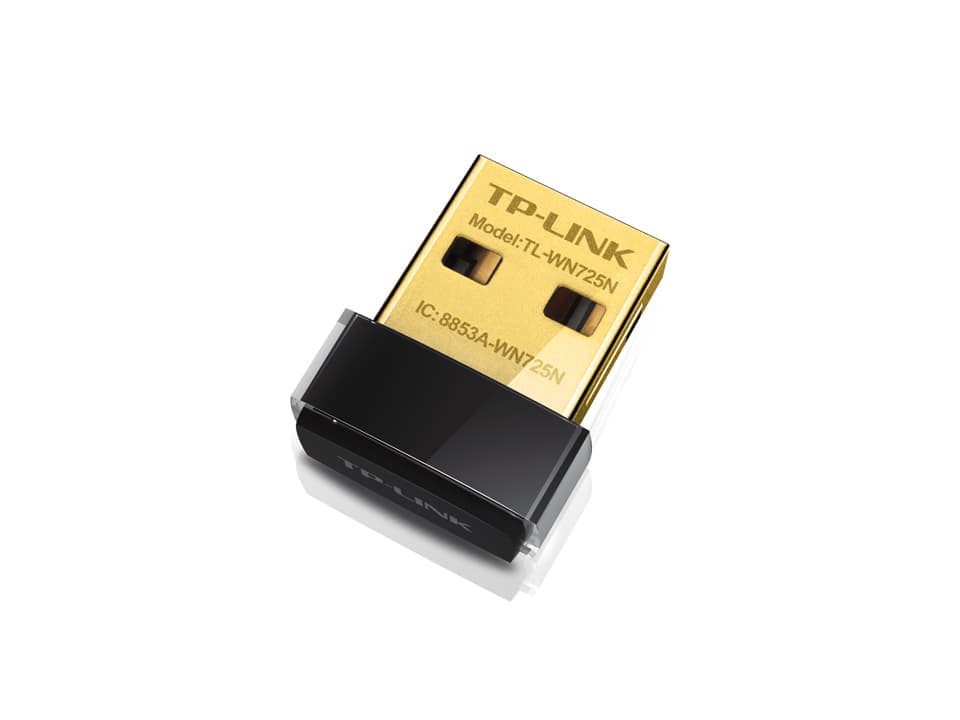 ADAPTOR RETEA TP-LINK wireless, Nano, de la 1 port USB2.0 la 1 antena interna, 150Mbps, 2.4GHz"TL-WN725N" — miniatură