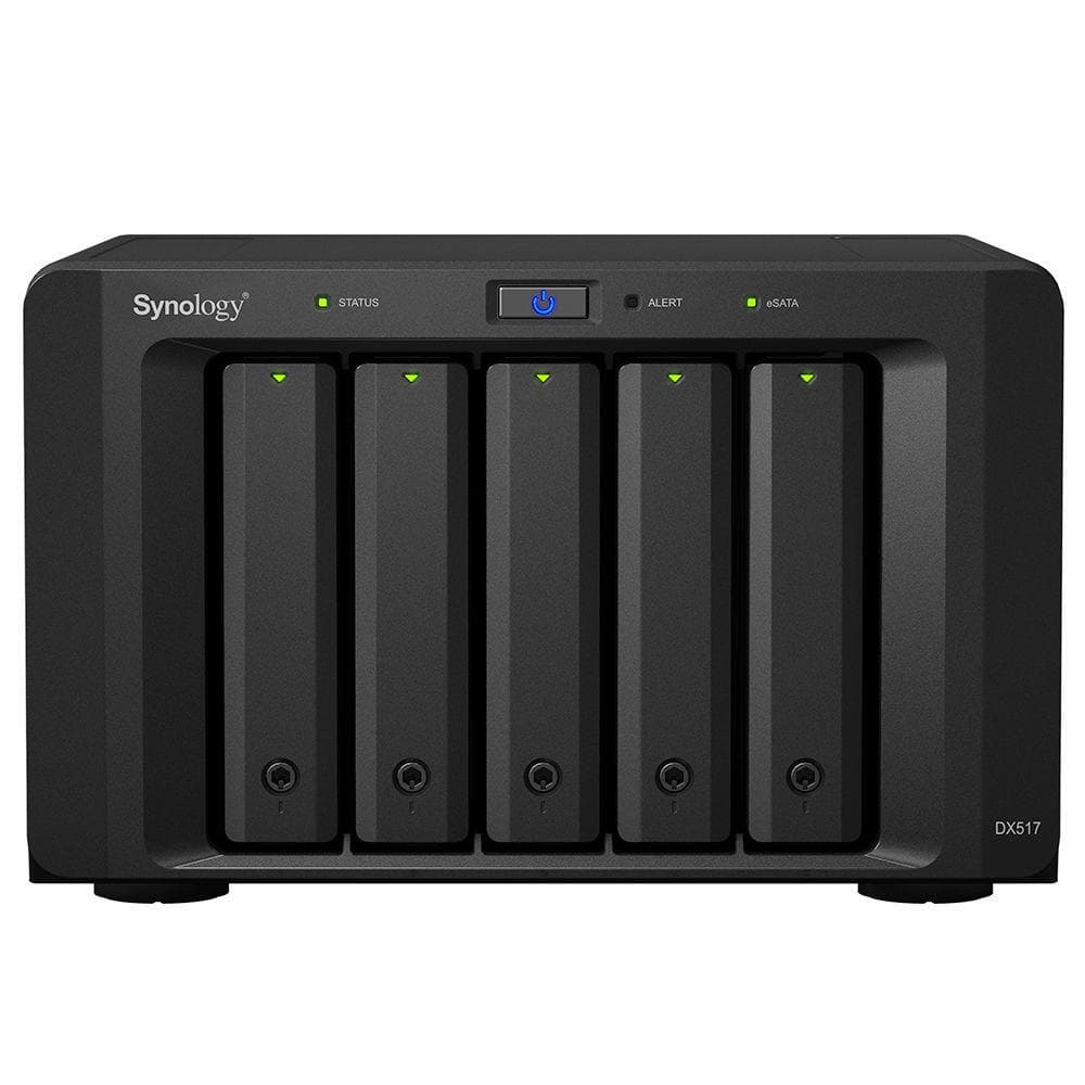 Desktop Expansion Unit 5 Bay DiskStation DX517 compatible with DiskStation Tower NAS, "DX517"