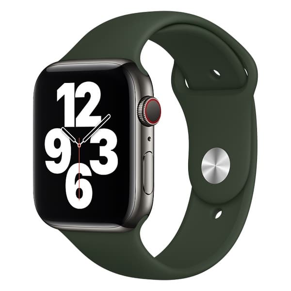 Apple Watch 44mm Band: Cyprus Green Sport Band - Regular (Seasonal Fall 2020), "mg433zm/a" — miniatură