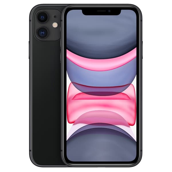 SMARTphone Apple, "iPhone 11" ecran 6.1 inch, dual sim, rez. camera 12 Mpix, memorie interna 64 GB, 4G, iOS, acumulator 3110 mAh, negru, "mhda3rm/a"