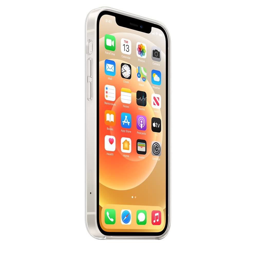 HUSA Smartphone Apple, pt iPhone 12 | iPhone 12 Pro, tip back cover (protectie spate) cu MagSafe, silicon, MagSafe, transparent, "mhlm3zm/a" — miniatură