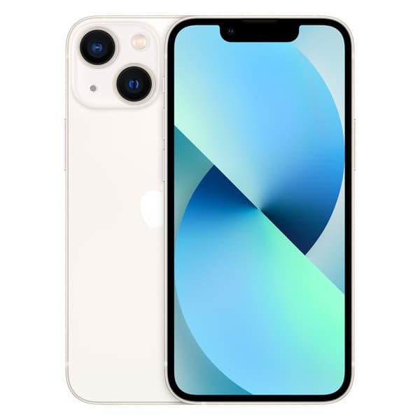 SMARTphone Apple, "iPhone 13" ecran 6.1 inch, dual sim, rez. camera 12 Mpix, memorie interna 128 GB, 5G, iOS, acumulator 3240 mAh, alb, "mlpg3rm/a" — miniatură