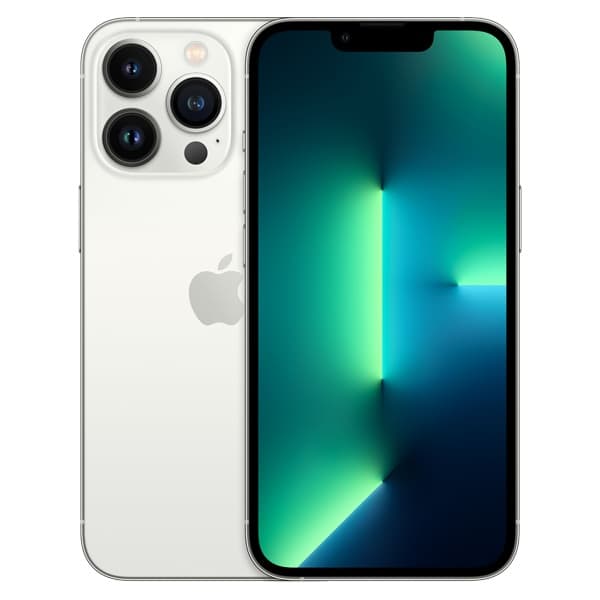SMARTphone Apple, "iPhone 13 Pro" ecran 6.1 inch, dual sim, rez. camera 12 Mpix, memorie interna 128 GB, 5G, iOS, argintiu, "mlva3rm/a" — miniatură