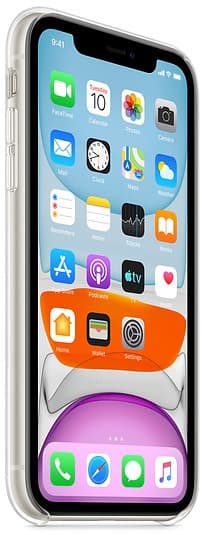 HUSA Smartphone Apple, pt iPhone 11, tip back cover (protectie spate), silicon, ultrasubtire, transparent, "mwvg2zm/a" — miniatură