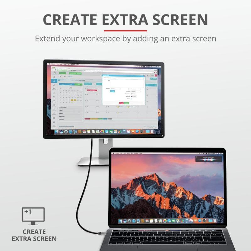 Trust Calyx USB-C to HDMI Adapter Cable, "TR-23332" — miniatură