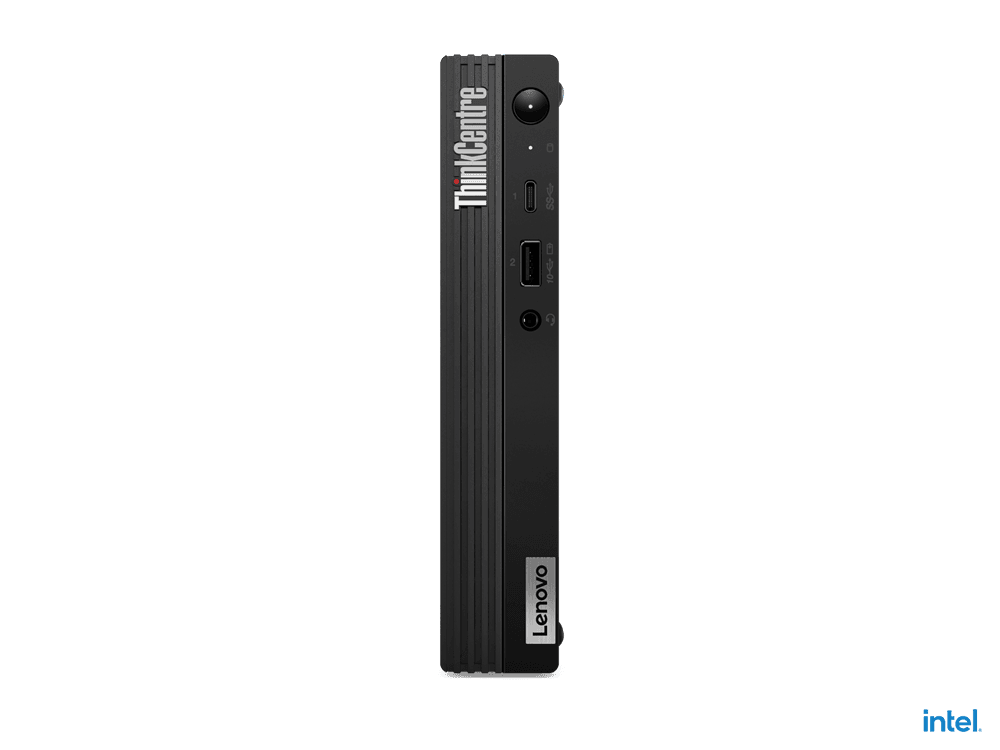 DESKTOP LENOVO, "ThinkCentre M70q" Micro Tower, CPU i5-11400T, Intel UHD Graphics 730, memorie 8 GB, SSD 512 GB, tastatura si mouse, FreeDos, "11MY003ARI" — miniatură