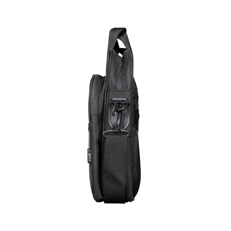 GEANTA TRUST, pt. notebook de max 17.3 inch, 1 compartiment, buzunar frontal x 2, , poliester, negru, "TR-24399" — miniatură